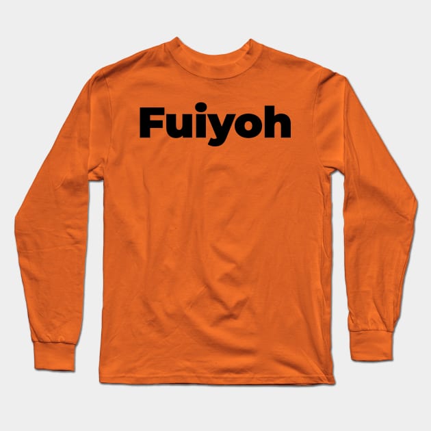 Fuiyoh Long Sleeve T-Shirt by Bunny Prince Design